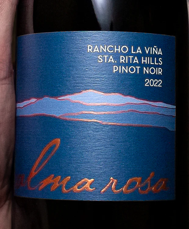 Alma Rosa Pinot Noir Rancho La Viña Vineyard Sta. Rita Hills 2022 - Image 2