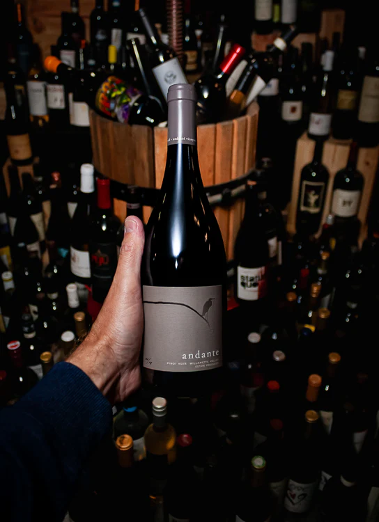 Andante Vineyard Pinot Noir Estate Van Duzer Corridor Willamette Valley 2019