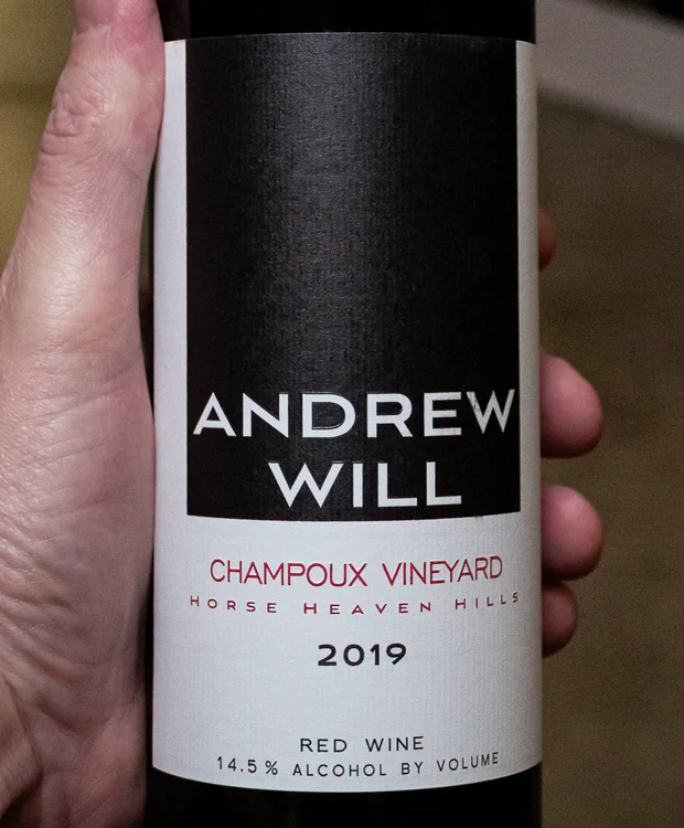 Andrew Will Red Blend Champoux Vineyard Horse Heaven Hills 2019 - Image 2