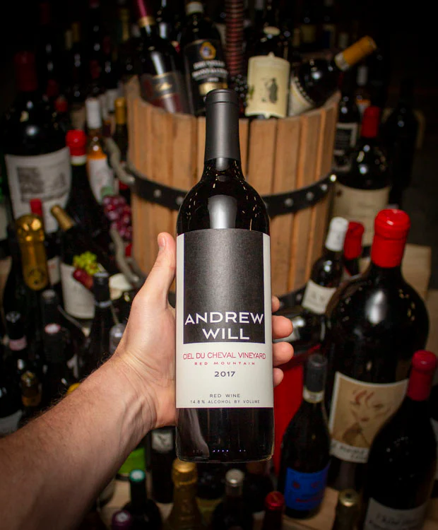 Andrew Will Red Ciel du Cheval Vineyard Red Mountain Yakima Valley 2017 - Image 3
