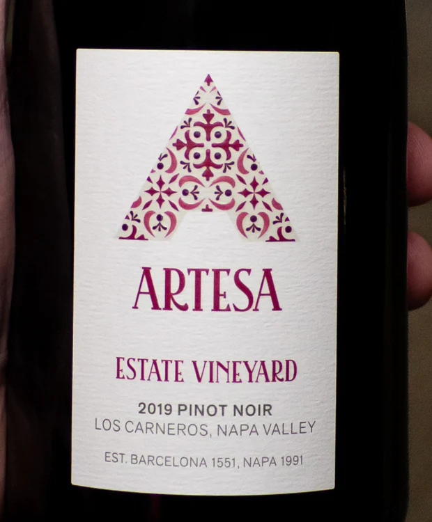 Artesa Winery Pinot Noir Estate Los Carneros 2019 - Image 2