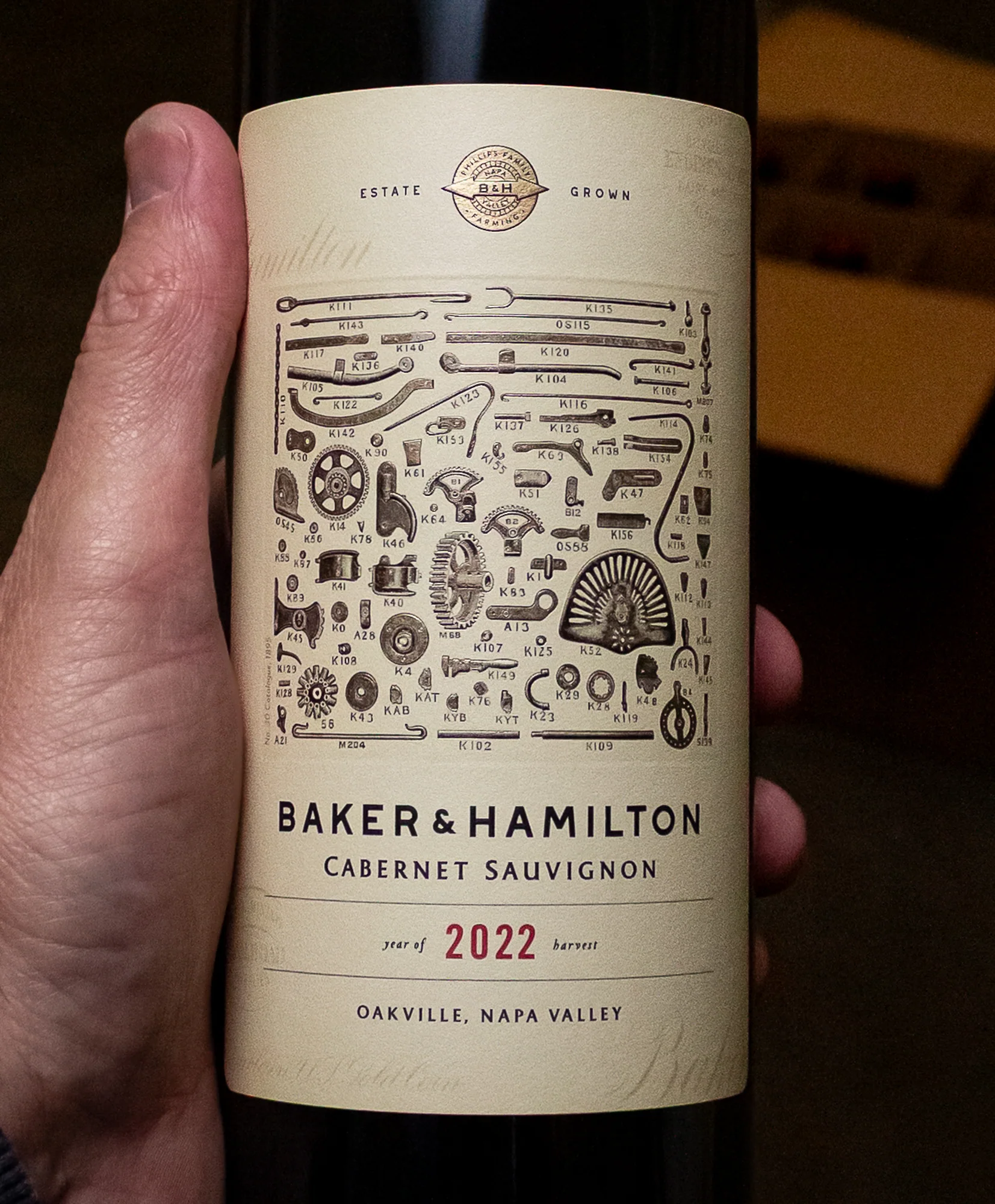 Baker & Hamilton Cabernet Sauvignon Oakville Napa Valley 2022 - Image 2