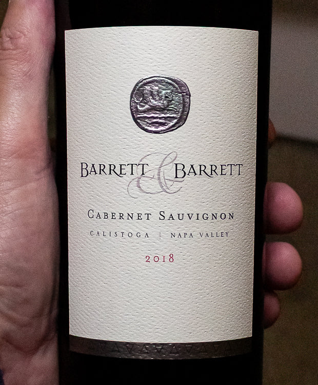 Barrett & Barrett Cabernet Sauvignon Calistoga Napa Valley 2018 - Image 2