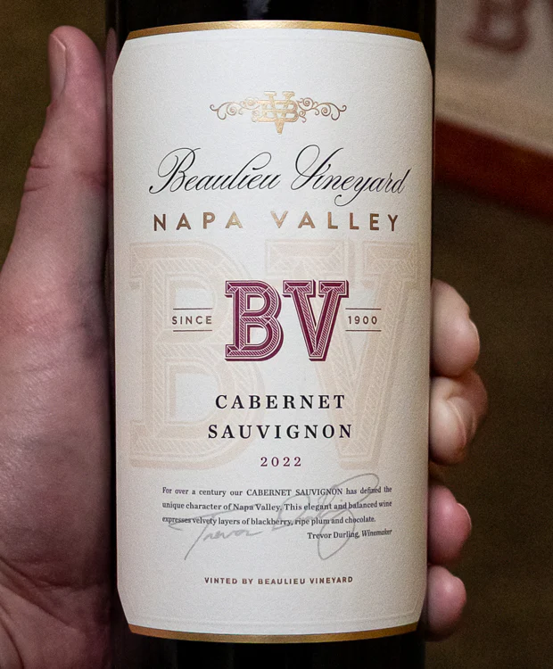 Beaulieu Vineyards BV Cabernet Sauvignon Napa Valley 2022 - Image 2