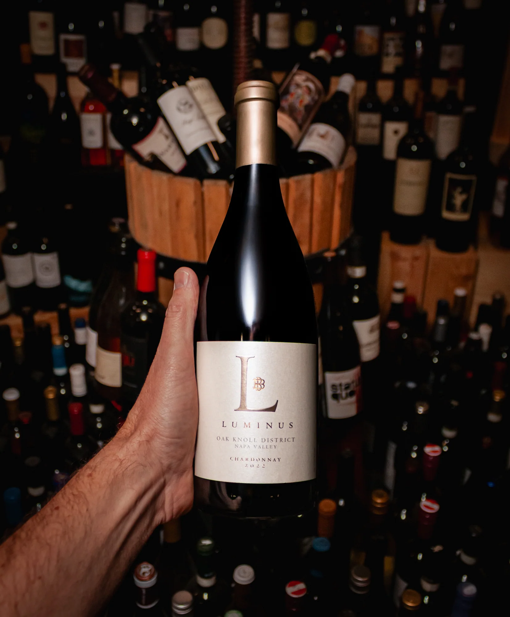 Beringer Chardonnay Luminus Oak Knoll Napa Valley 2022