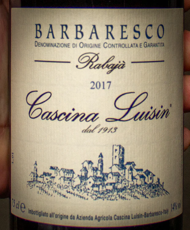 Cascina Luisin Barbaresco Rabaja 2017 - Image 2