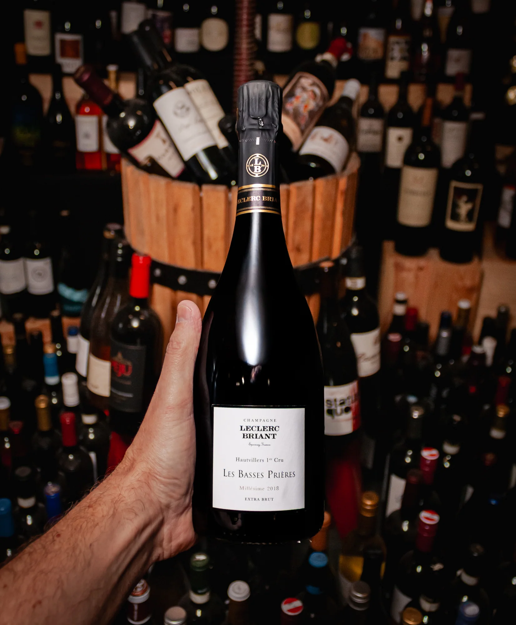 Champagne LeClerc Briant Les Basses Prières Extra Brut Hautvillers Premier Cru 2018