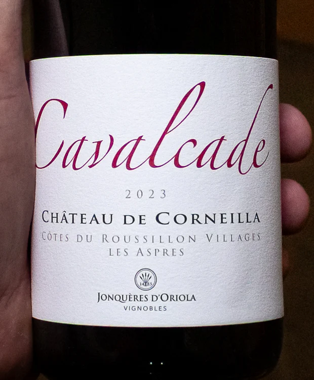 Château de Corneilla Red Blend Cavalcade Côtes du Roussillon Villages Les Aspres 2023 - Image 2