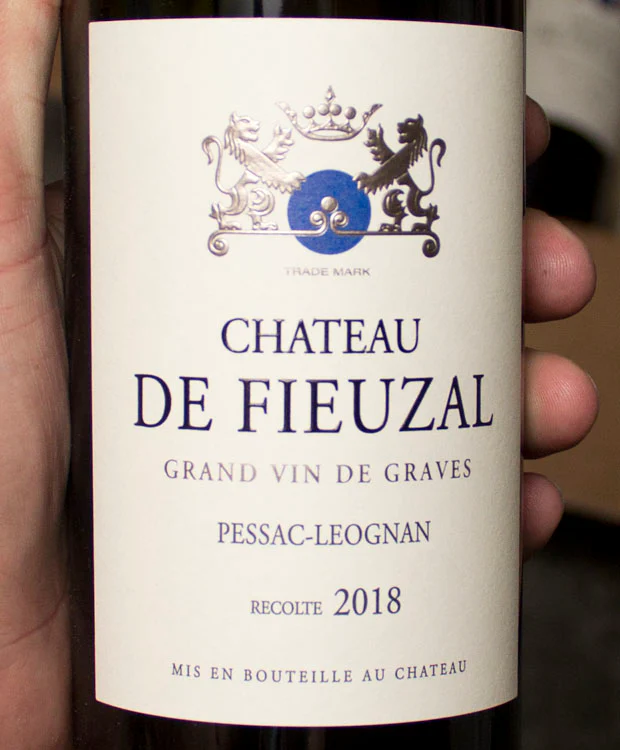 Château De Fieuzal Pessac-Léognan Graves Bordeaux Blanc 2018 - Image 2