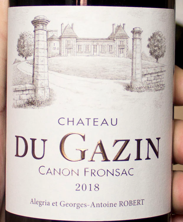 Chateau Du Gazin Canon Fronsac 2018 - Image 2