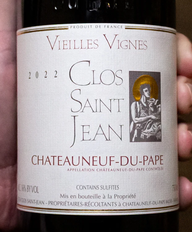 Clos Saint-Jean Châteauneuf-du-Pape Vieilles Vignes 2022 - Image 2