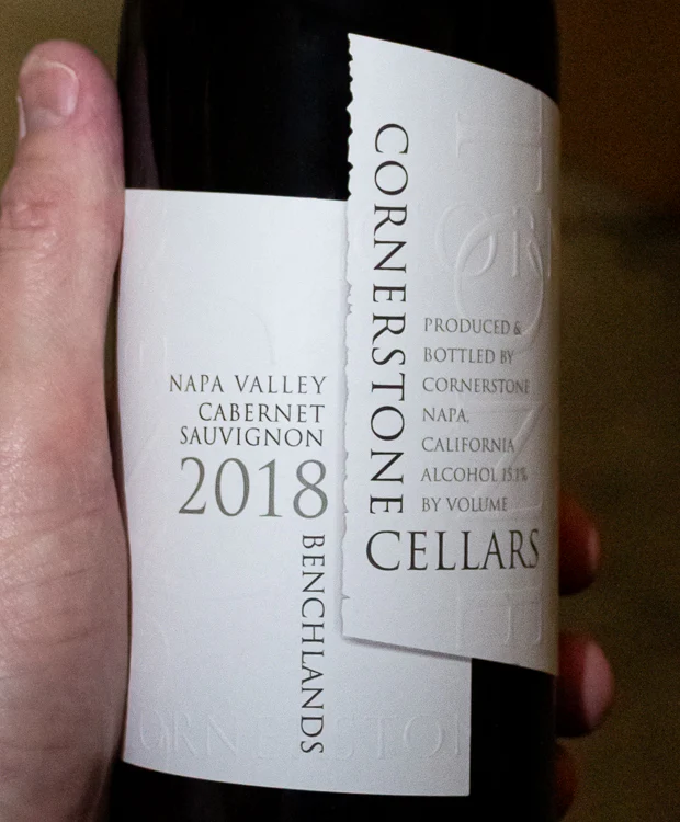 Cornerstone Cellars Cabernet Sauvignon Benchlands Napa Valley 2018 - Image 2