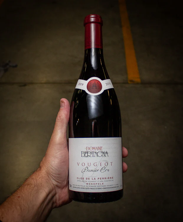 Domaine Bertagna Vougeot Clos de la Perriere Monopole Premier Cru 2019