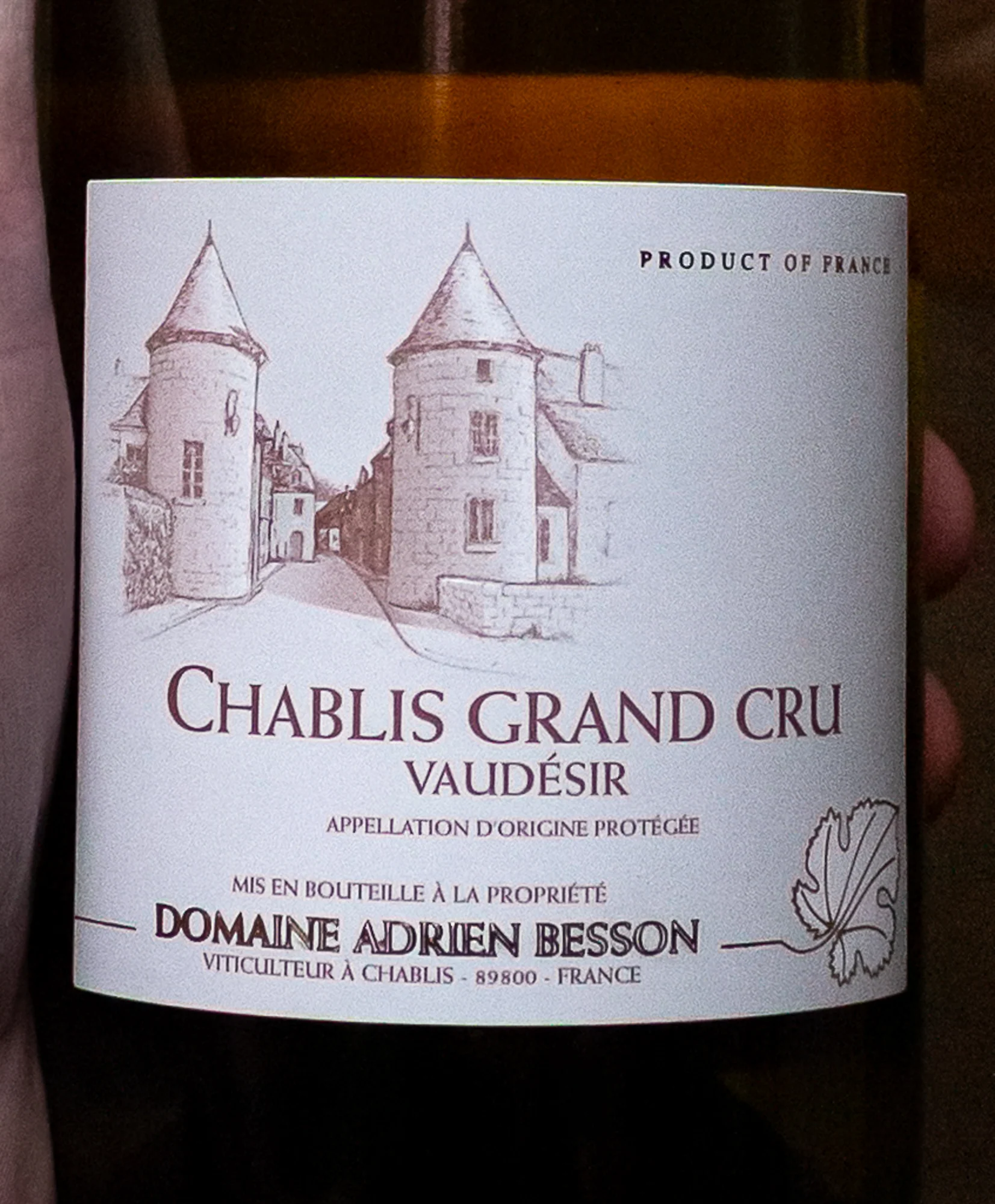 Domaine Besson Chablis Vaudésir Grand Cru 2023 - Image 2