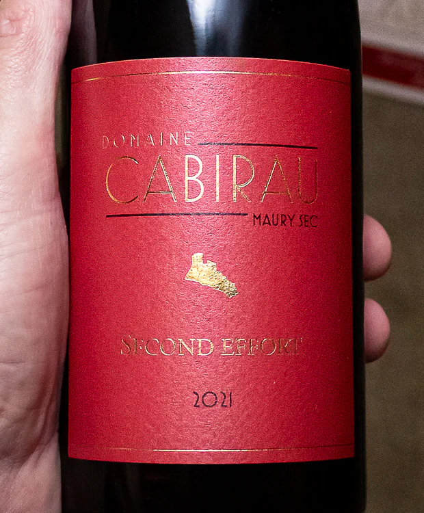 Domaine Cabirau Second Effort Maury Sec 2021 - Image 2