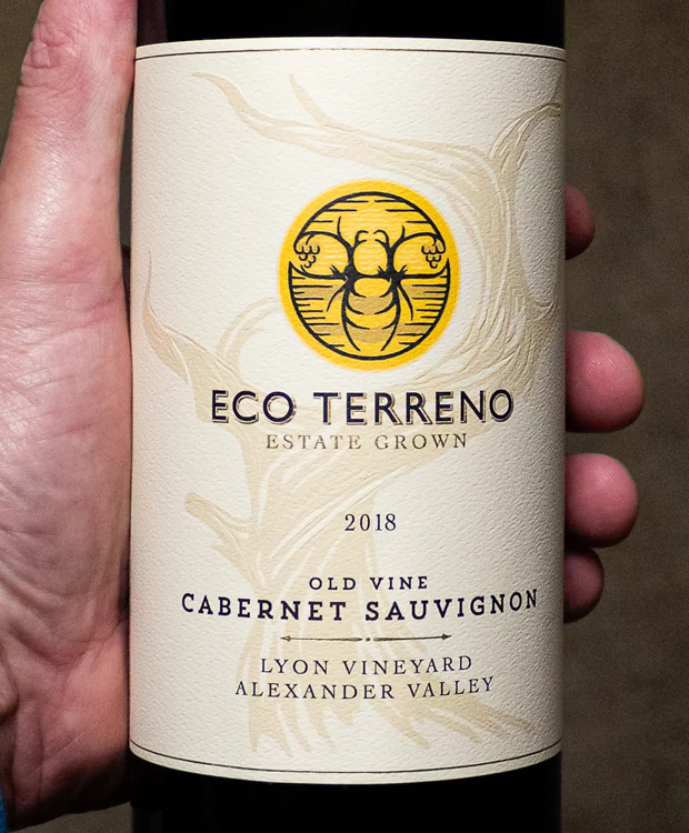 Eco Terreno Cabernet Sauvignon Old Vine Lyon Vineyard Alexander Valley 2018 - Image 2