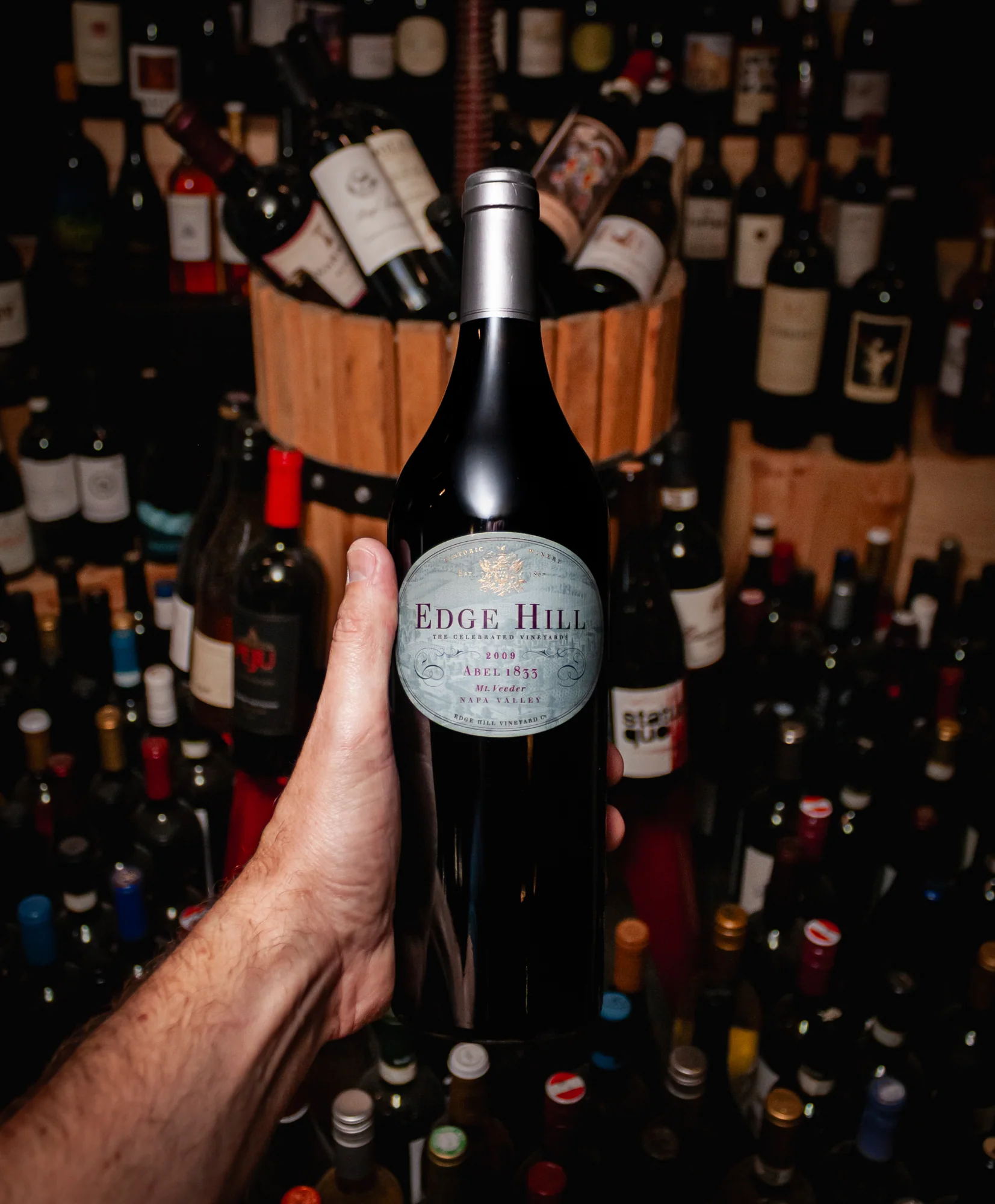 Edge Hill Cabernet Sauvignon Abel 1833 Mount Veeder Napa Valley 2009