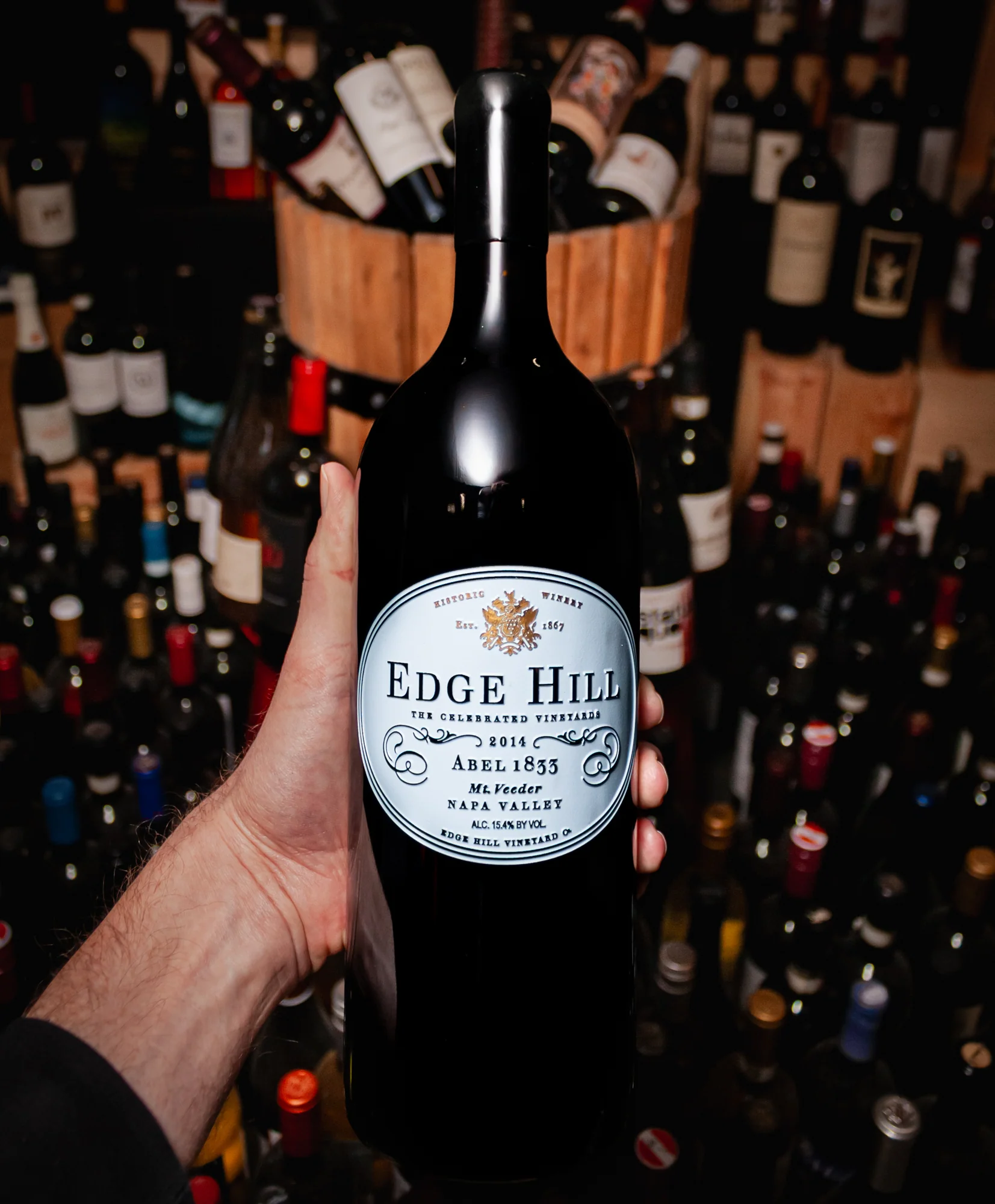 Edge Hill Red Blend Abel 1833 Mount Veeder Napa Valley 2014 (Etched Magnum 1.5L) - Image 2