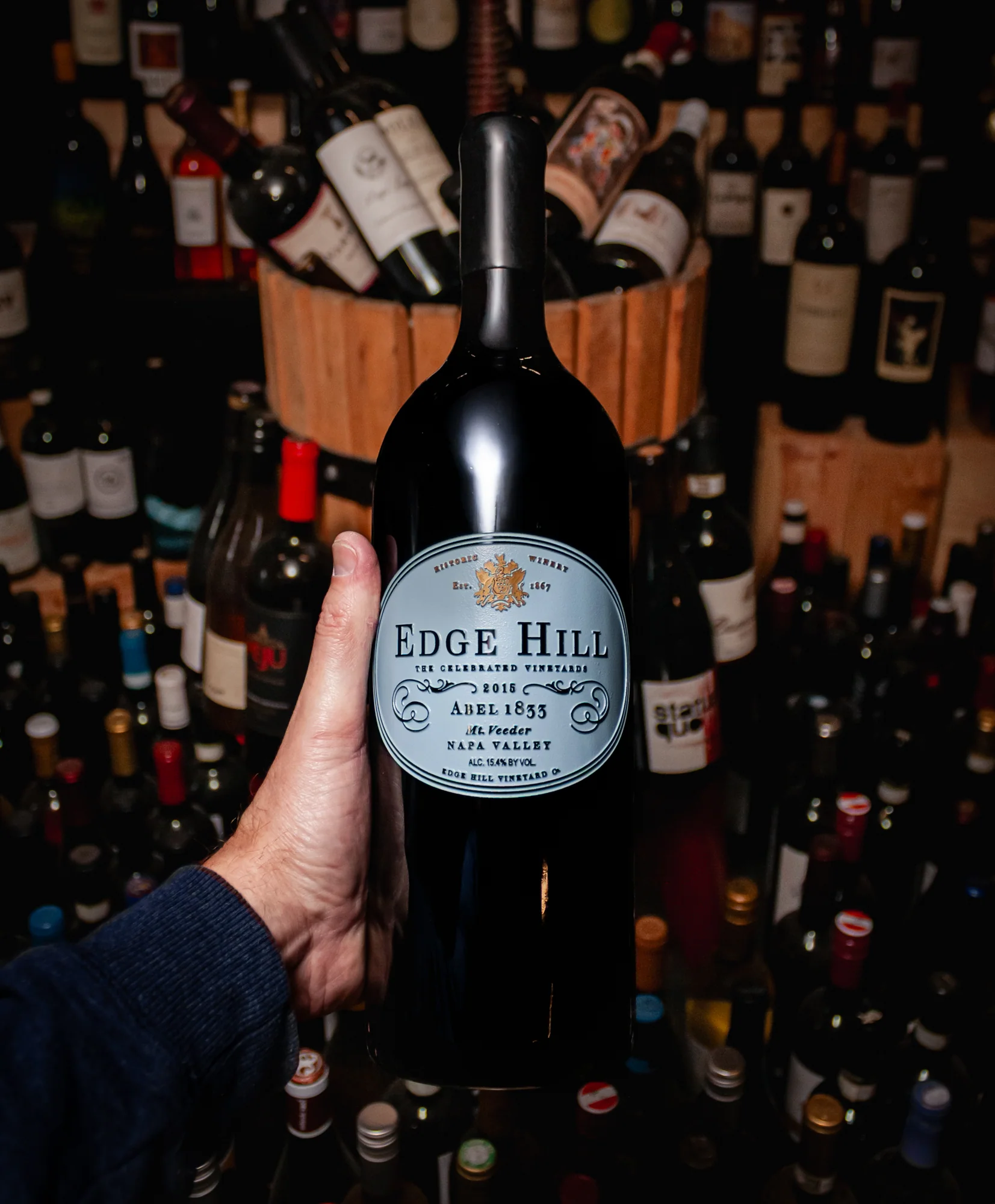 Edge Hill Red Blend Abel 1833 Mount Veeder Napa Valley 2015 (Etched Magnum 1.5L)