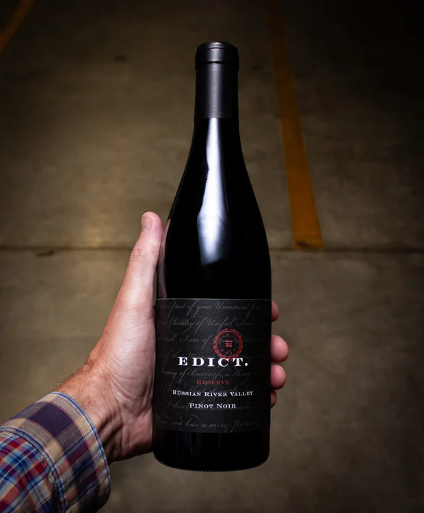 Edict Wines Pinot Noir Reserve Russian River Valley 2018