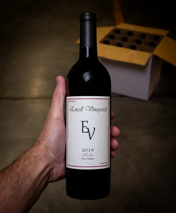 Encell Vineyards Malbec Estate Paso Robles 2019