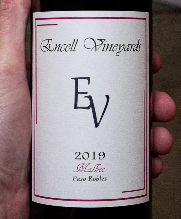 Encell Vineyards Malbec Estate Paso Robles 2019 - Image 2