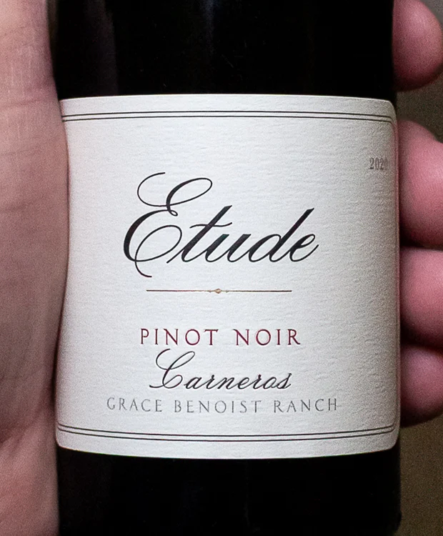 Etude Pinot Noir Grace Benoit Ranch Carneros 2020 (Half Bottle 375mL) - Image 2