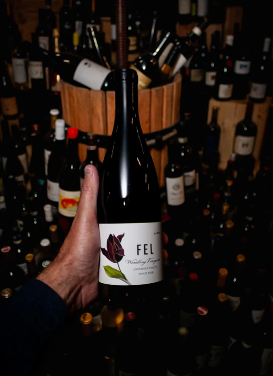 FEL Wines Pinot Noir Wendling Vineyard Anderson Valley 2022 - Image 3