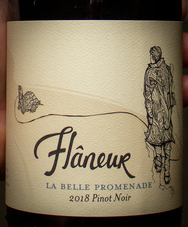Flaneur Wines Pinot Noir La Belle Promenade Vineyard Chehalem Mountains 2018 - Image 2