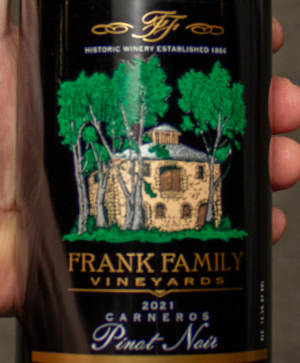 Frank Family Pinot Noir Carneros Napa Valley 2021 - Image 2