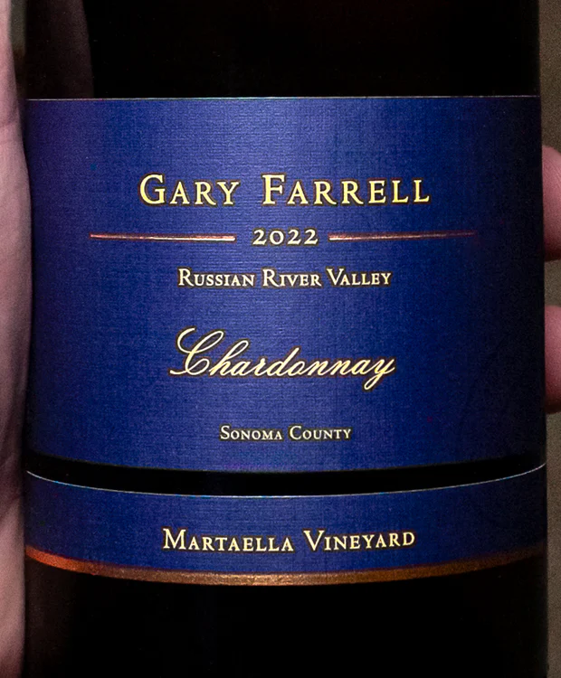 Gary Farrell Chardonnay Martaella Vineyard Russian River Valley 2022 - Image 2