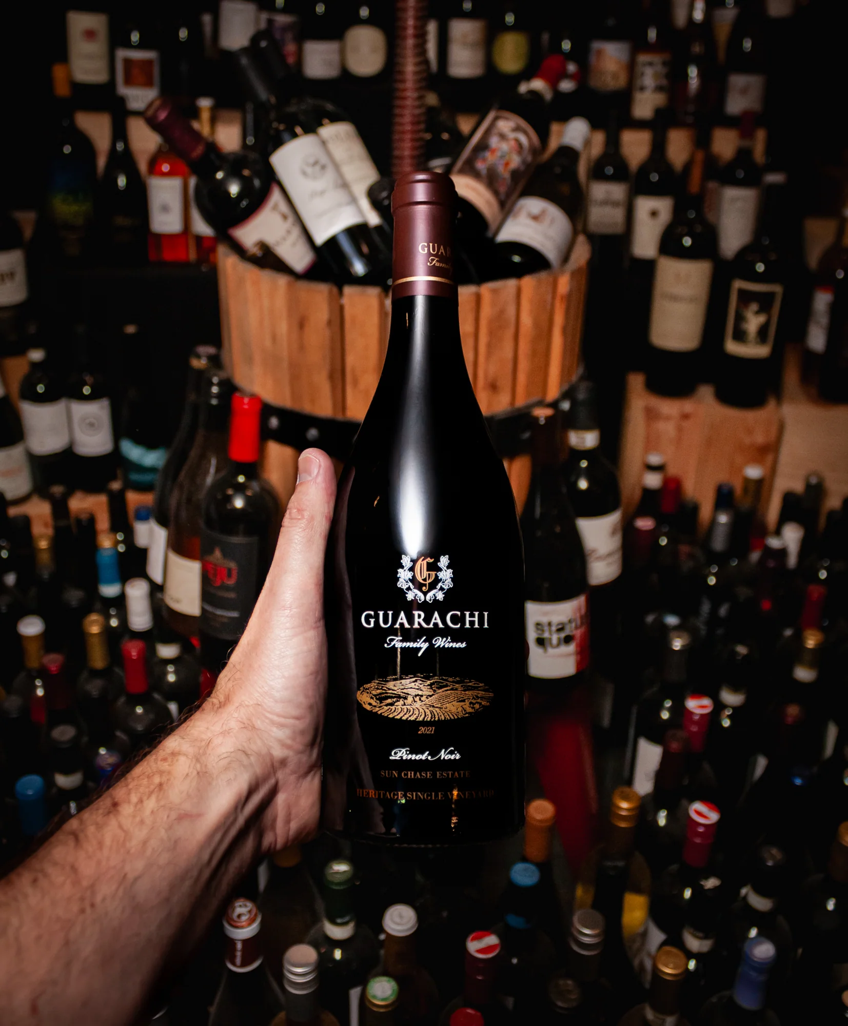 Guarachi Pinot Noir Heritage Single Vineyard Sun Chase Petaluma Gap 2021