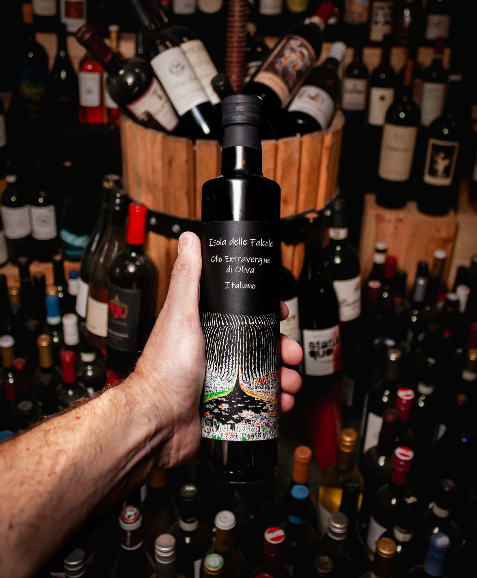 Isola della Falcole Extra Virgin Olive Oil 2024 (500mL) - Image 3