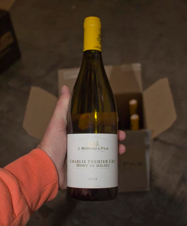 J. Moreau & Fils Chablis Mont De Milieu Premier Cru 2018