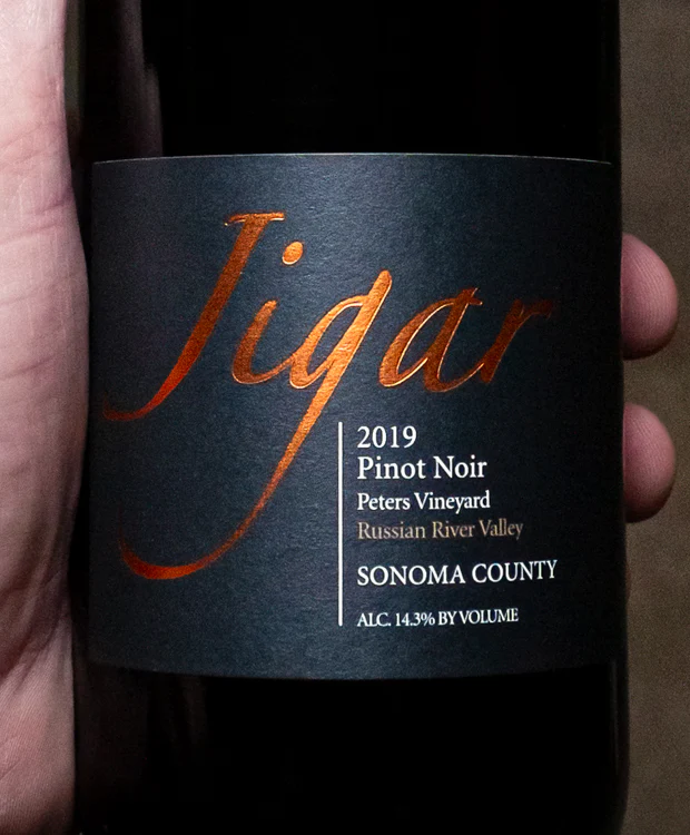 Jigar Wines Pinot Noir Peters Vineyard Russian River Valley 2019 - Image 2