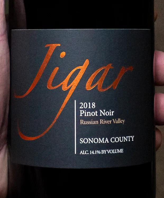 Jigar Wines Pinot Noir Russian River Valley 2018 - Image 2
