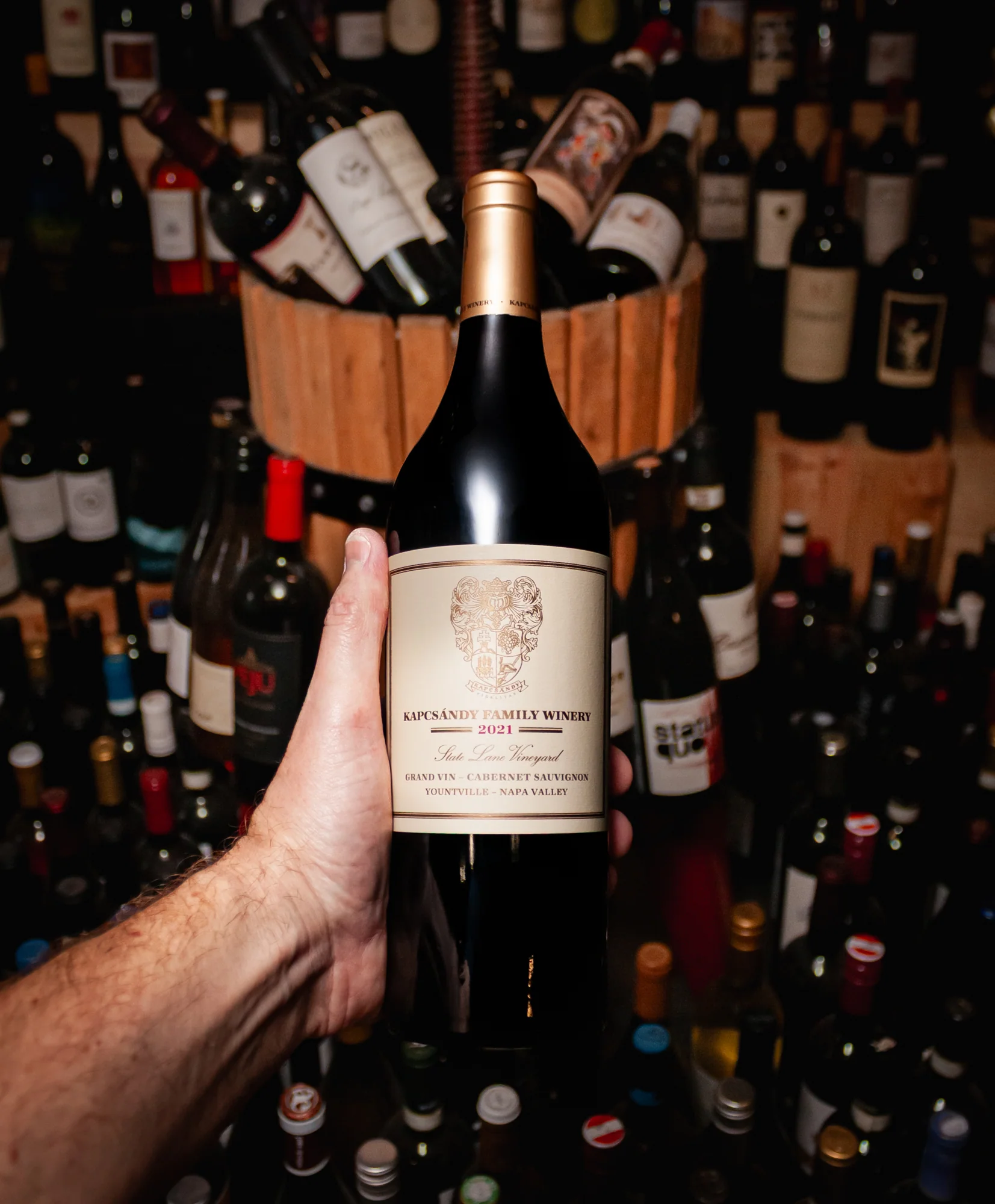Kapcsándy Cabernet Sauvignon Grand Vin State Lane Vineyard Yountville Napa Valley 2021