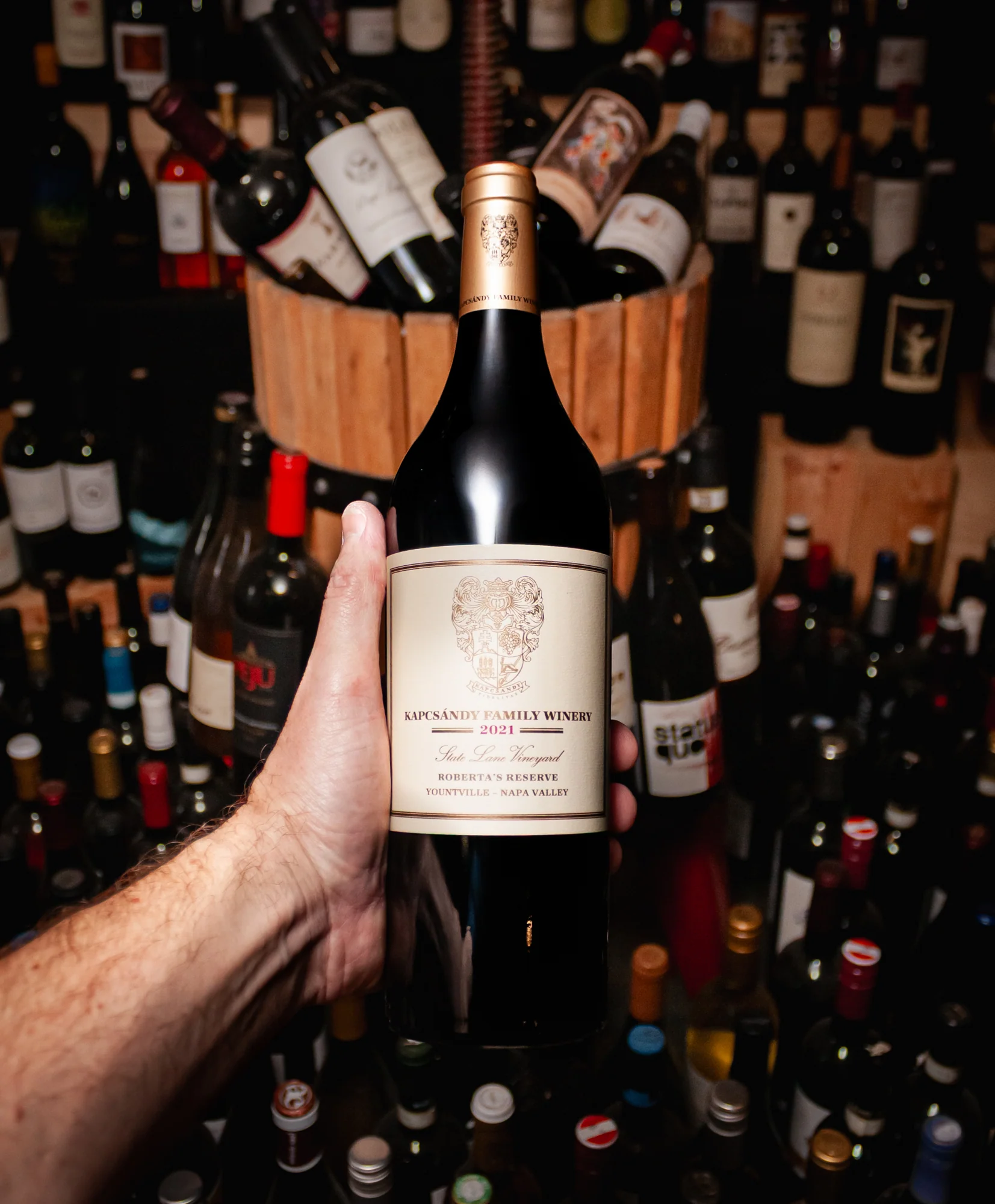 Kapcsándy Merlot Roberta's Reserve Yountville Napa Valley 2021