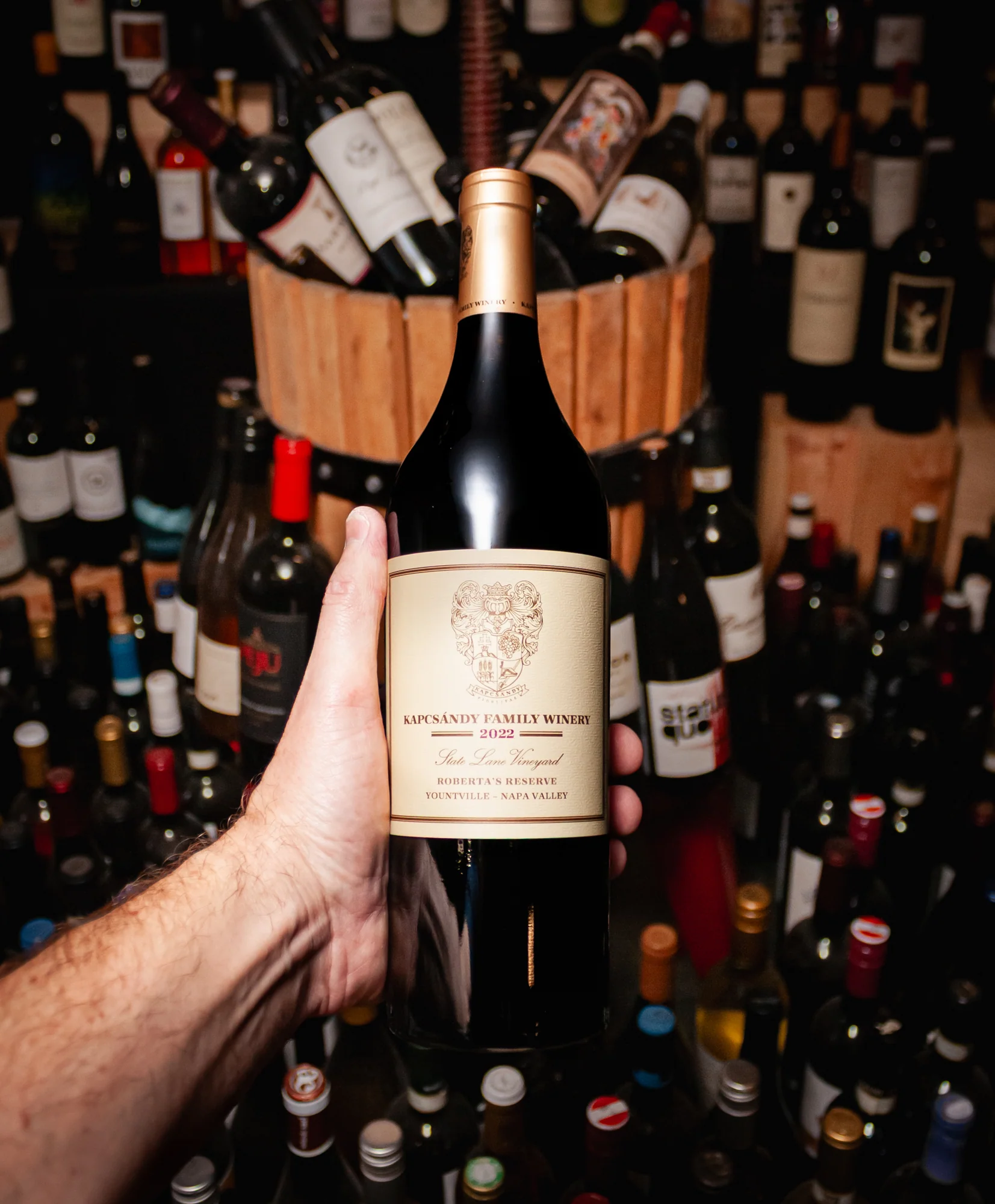 Kapcsándy Merlot Roberta's Reserve Yountville Napa Valley 2022