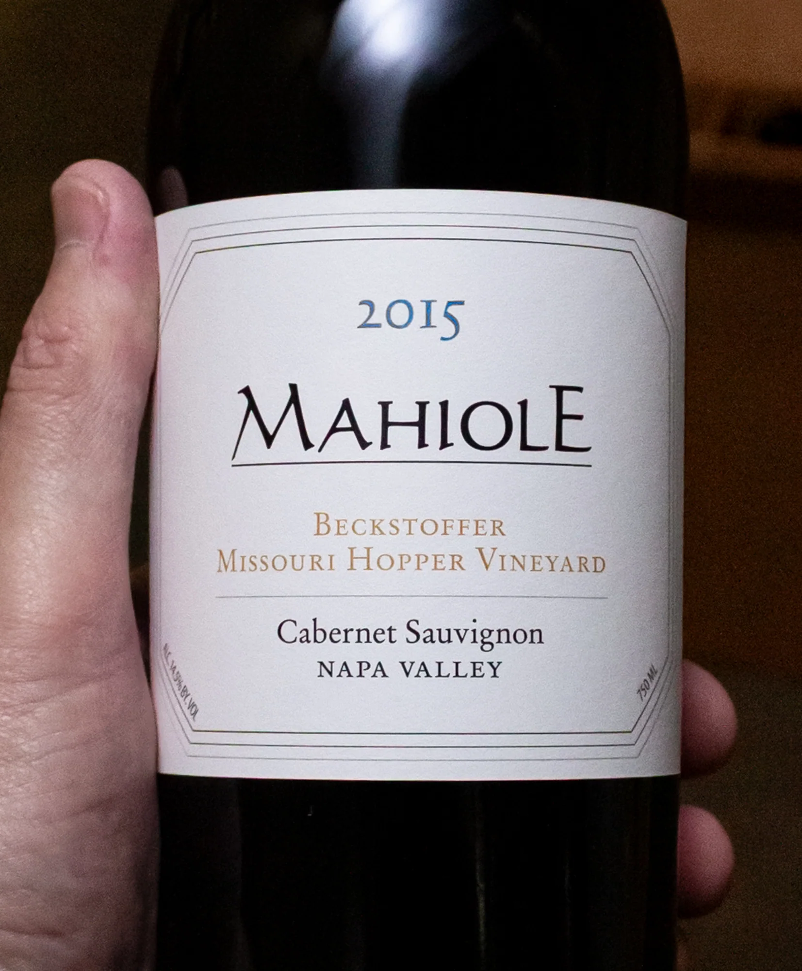 MAHIOLE Cabernet Sauvignon Beckstoffer Missouri Hopper Vineyard Napa Valley 2015 - Image 2
