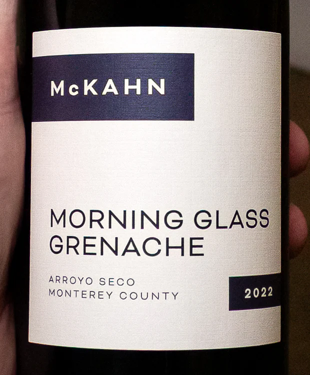McKahn Family Cellars Grenache Morning Glass Arroyo Seco 2022 - Image 2