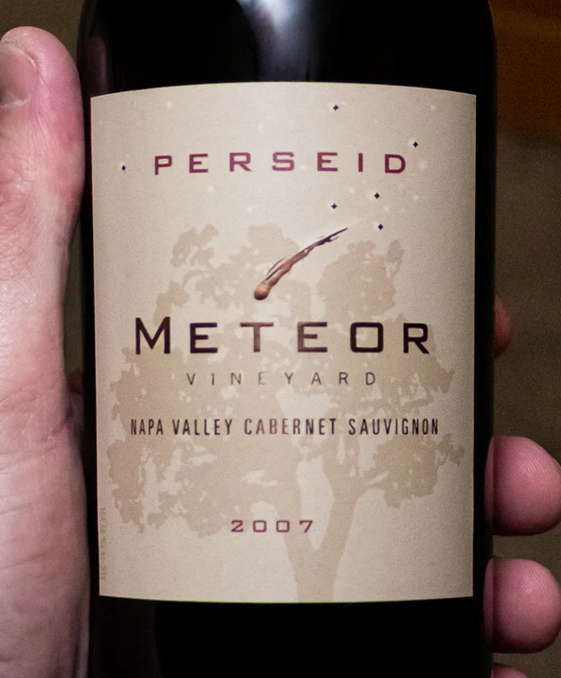 Meteor Vineyard Cabernet Sauvignon Perseid Napa Valley 2007 - Image 2