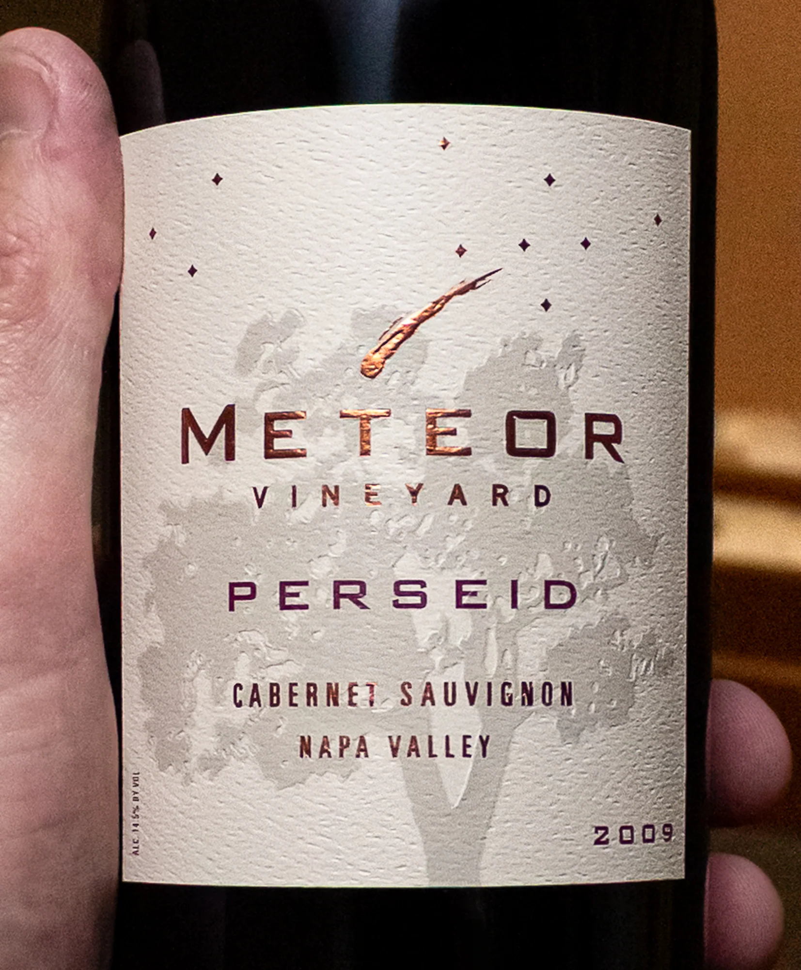 Meteor Vineyard Cabernet Sauvignon Perseid Napa Valley 2009 - Image 2