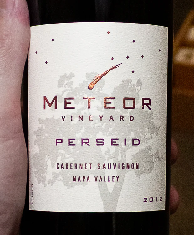 Meteor Vineyard Perseid Cabernet Sauvignon Napa Valley 2012 - Image 2
