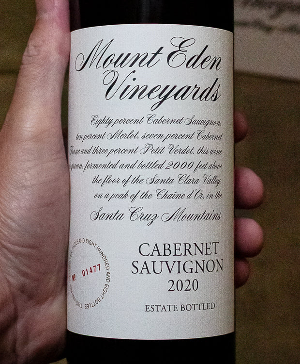 Mount Eden Vineyards Cabernet Sauvignon Santa Cruz Mountains 2020 - Image 2