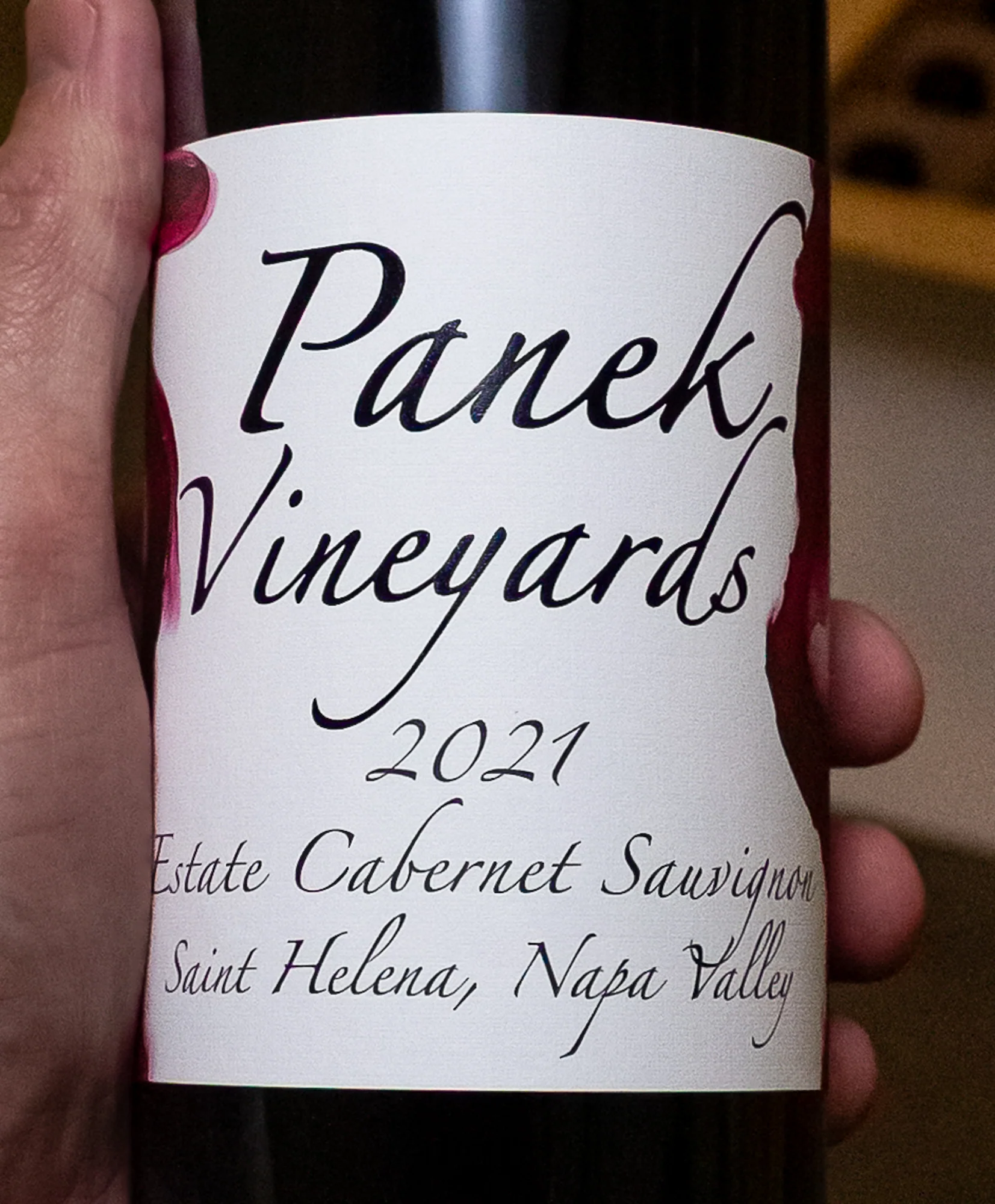 Panek Vineyards Cabernet Sauvignon Estate St Helena Napa Valley 2021 - Image 2