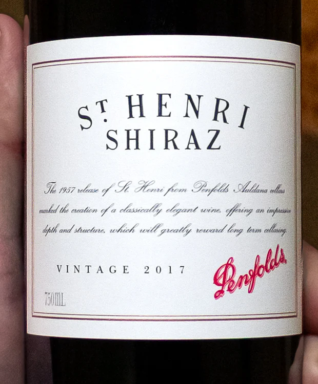 Penfolds Shiraz St. Henri South Australia 2017 - Image 2