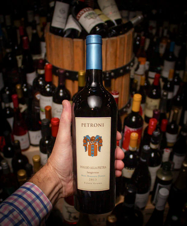 Petroni Vineyards Sangiovese Poggio alla Pietra Vineyard Moon Mountain District 2013 - Image 2