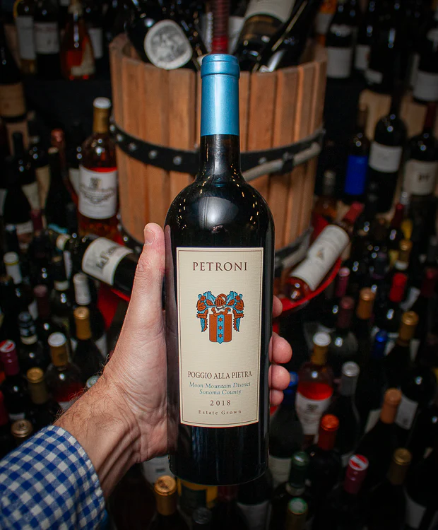 Petroni Vineyards Sangiovese Poggio alla Pietra Vineyard Moon Mountain District 2018