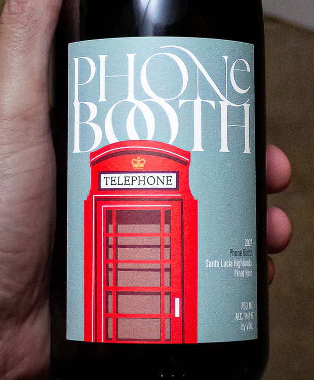 Phone Booth Pinot Noir Santa Lucia Highlands 2024 - Image 2